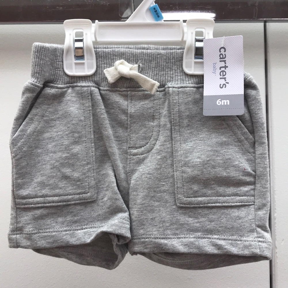 BNWT Carter’s Drawstring Sweat Shorts 6 Months